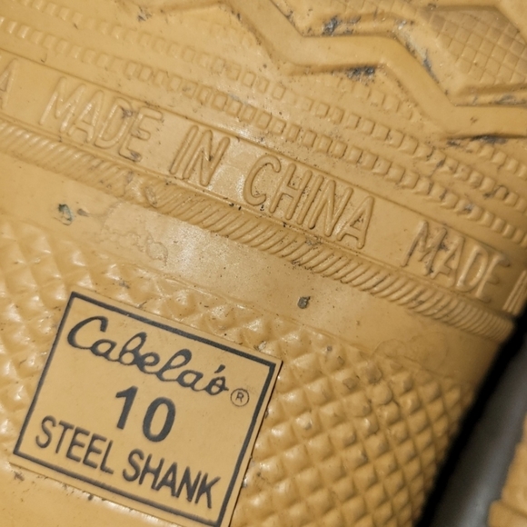 Cabela's Steel Shank Duck Boots Men's Size 10 - Picture 8 of 12